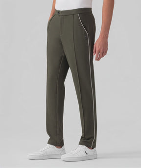 RD Tennis Pants w. Piping: Dark Khaki