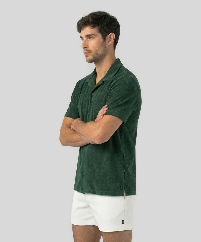 Frotteehemd aus Baumwolle: Court Green