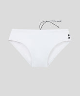 Slip de bain uni: Blanc