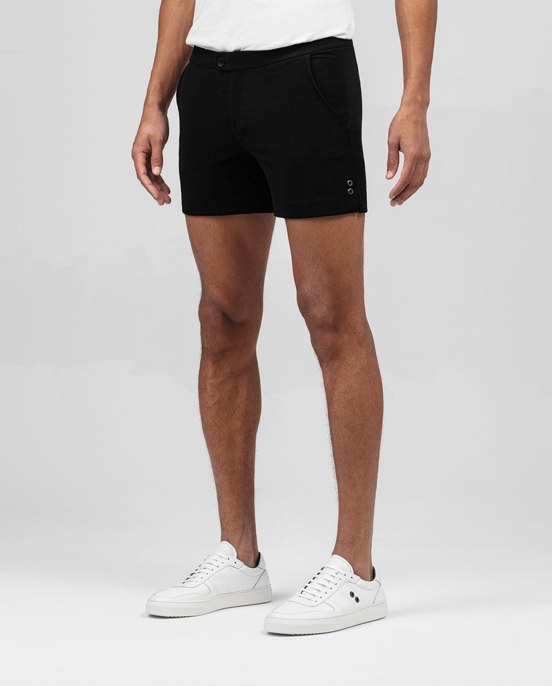 RD Tennis Shorts: Schwarz