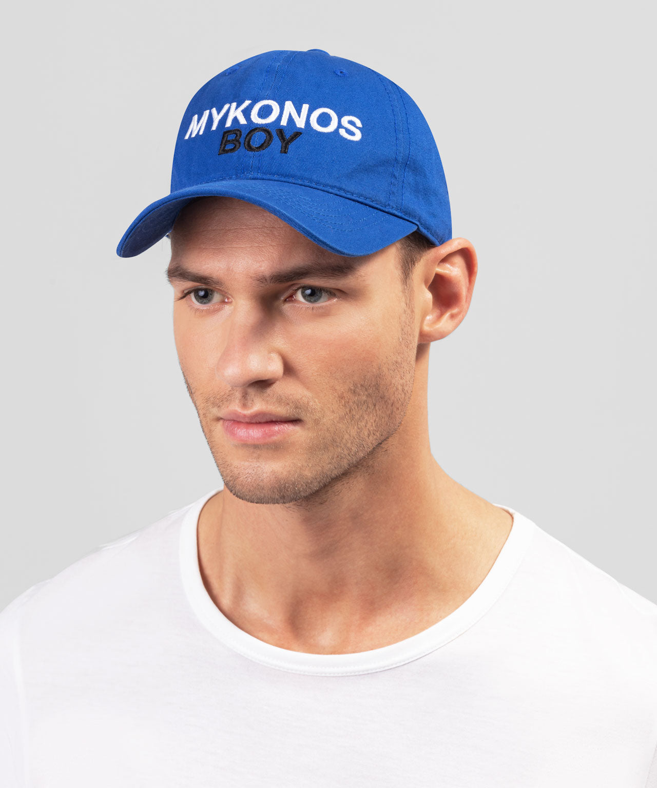 Cotton Coach Cap MYKONOS BOY: Greek Blue