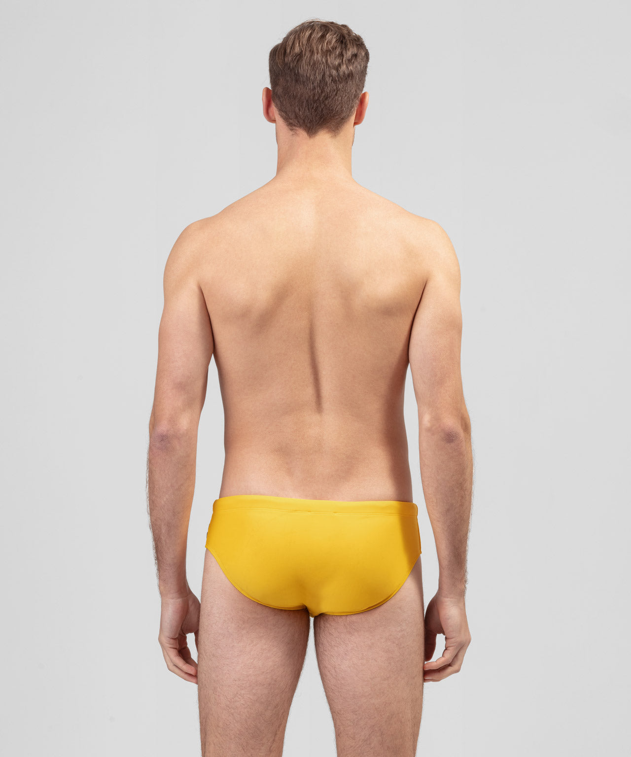 Slip de bain uni: Jaune citron