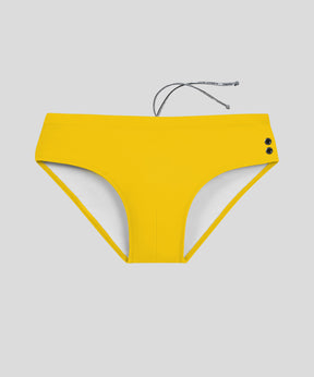 Slip de bain uni: Jaune citron