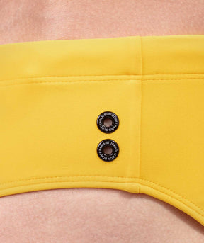 Slip de bain uni: Jaune citron