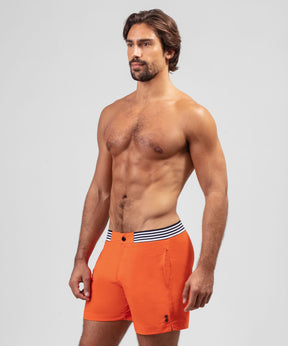 Urban Swim Shorts: Spritz Orange