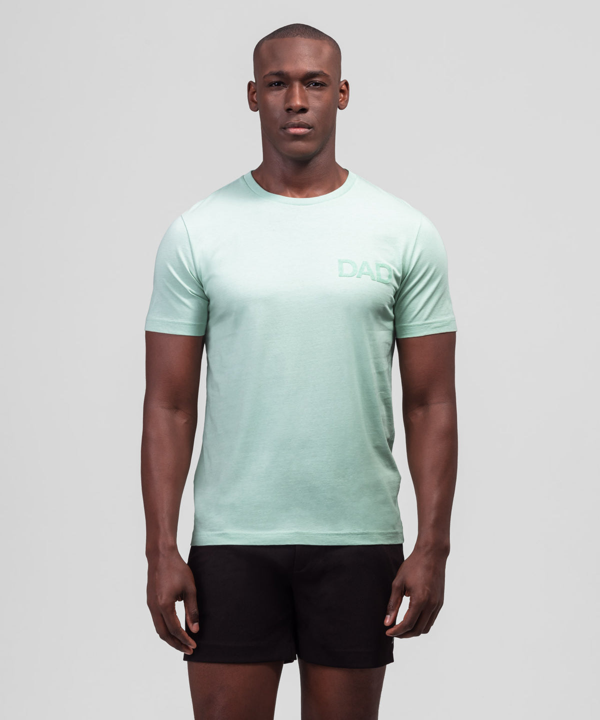 T-shirt en coton organique "DAD": Pistachio Green