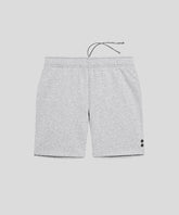 Short de jogging en coton: Gris chiné