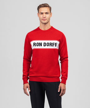 Cotton-Wool RON DORFF Sweater: Chalet Red