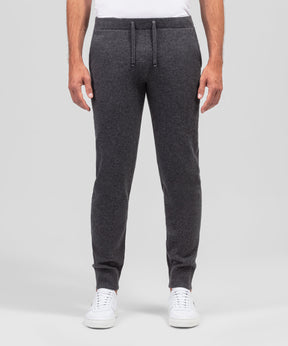 Cashmere Pants: Dark Grey Melange
