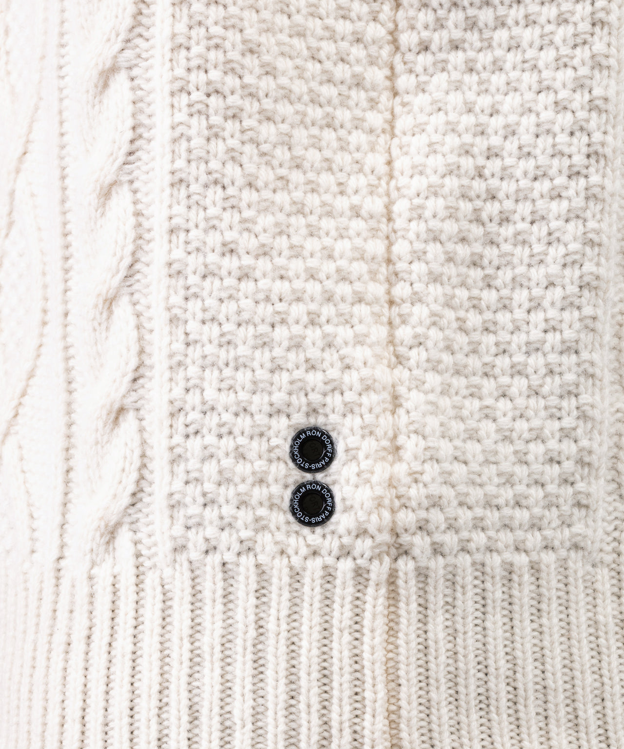 Pull en cachemire et laine: Écru