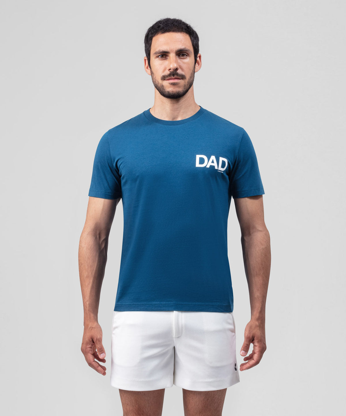 Organic Cotton T-Shirt "DAD": Blue Lake