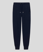 Cotton Cashmere Pants: Navy