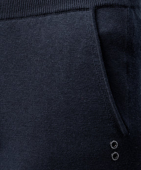 Cotton Cashmere Pants: Navy